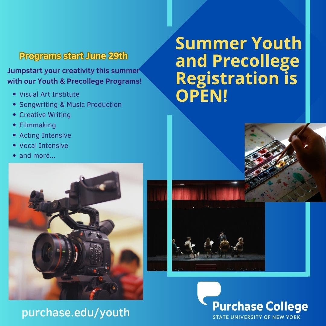 Make this Summer Unforgettable at Purchase College. 
