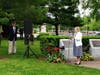 Mayor Theresa Trouvé addresses the crowd.