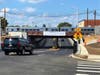 New Hyde Park Road now features a new five-lane underpass with pedestrian sidewalks on the east and west sides of the underpass.