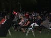 Residents attend the ceremony on the Village Green.