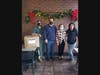 Mayor Theresa Trouvé, assisted by Domenick Stanco, DPW deputy superintendent, and Street Department employee Frank Brusack, delivers Personal Protective Equipment (PPE) kits to Garden City Bistro employee Fran Sheehan on December 4.