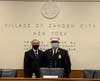 Mayor Cosmo Veneziale with Chief Devyn Moody.