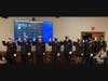 The Department’s line and corporate officers take their oaths of office. Mayor Cosmo Veneziale did the honors during a brief ceremony at Village Hall on Thursday, April 22, 2021.