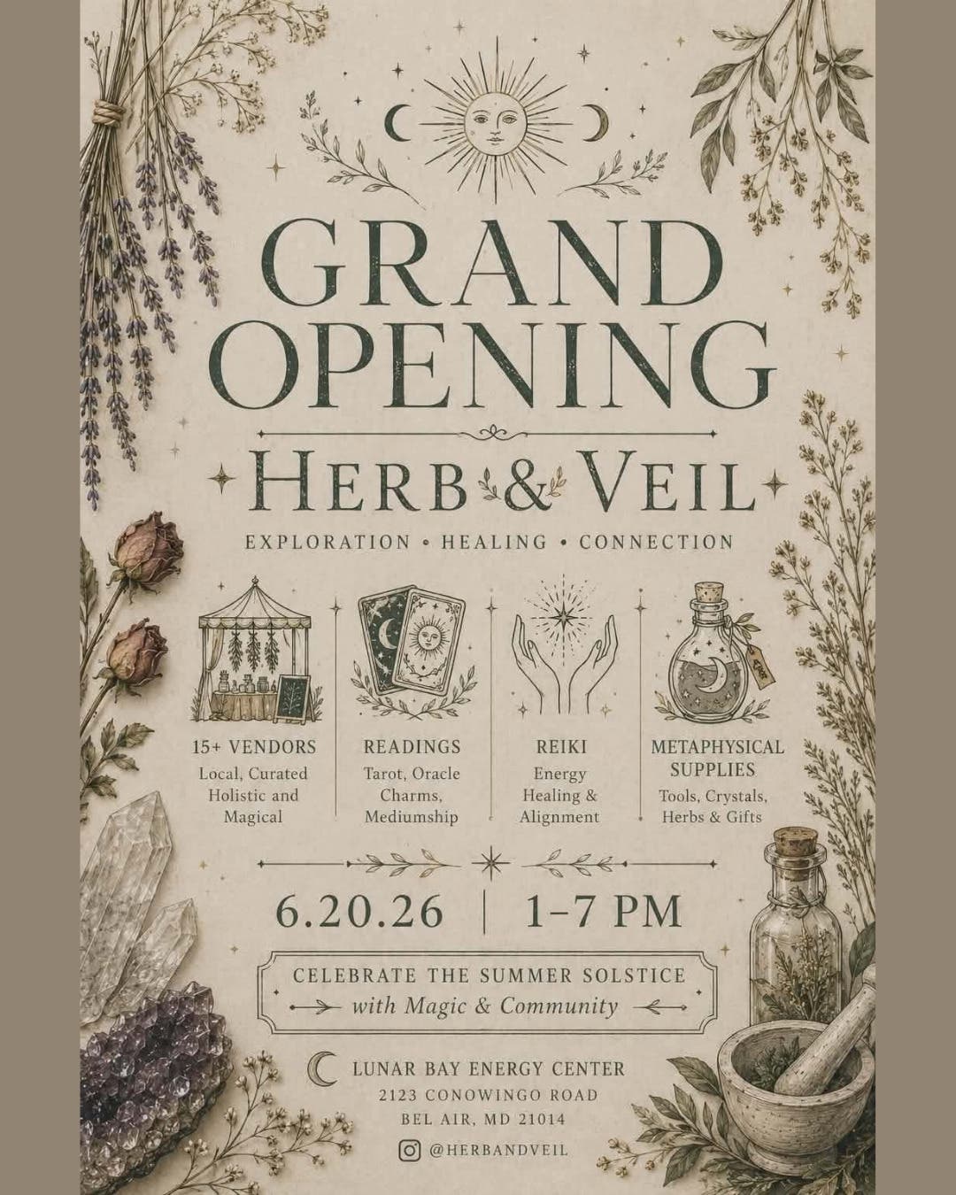 Herb & Veil Grand Opening