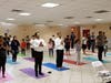 Performing Surya Namaskar