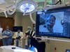 Staff gathered in person and virtually for a blessing of the new state-of-the-art interventional/catheterization lab on April 22 at Franciscan Health Olympia Fields.