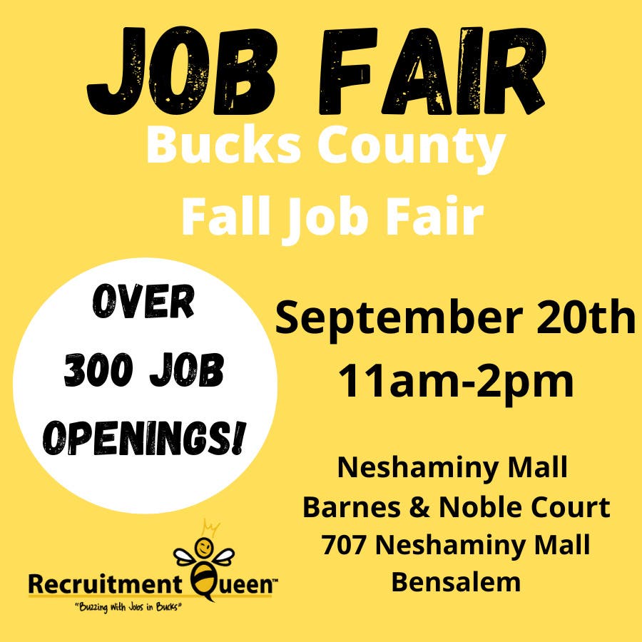 Sep 20 | Bucks County Fall Job Fair - over 300 jobs! | Warminster, PA Patch