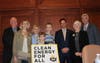 Plymouth Township Council poses with Brenda Murphy (second from left) and her sons, who attended the April 8 meeting.