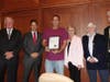 Plymouth Township Council recognizes Public Works employee James Schultz for 30 years of service.