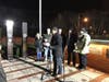 Plymouth Township Council Vice Chairman Chris Manero speaks during a previous holiday tree lighting ceremony.
