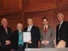 The Plymouth Township Council recognizes resident Al Fazzini for his service on a volunteer board.