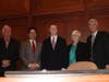 The Plymouth Township Council welcome new police officer, George Cornick during Monday's council meeting.