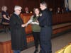 Andrew Thomas is sworn in as Plymouth Township's fire inspector.
