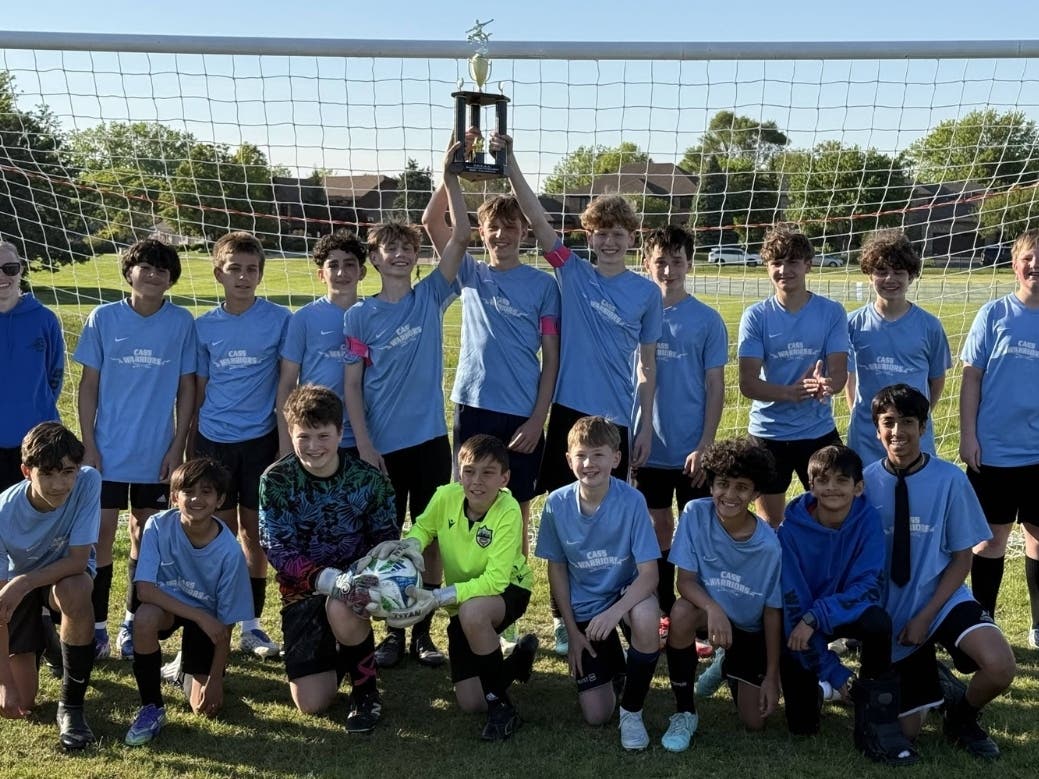 The Cass Warriors boys soccer team finished the season undefeated. 