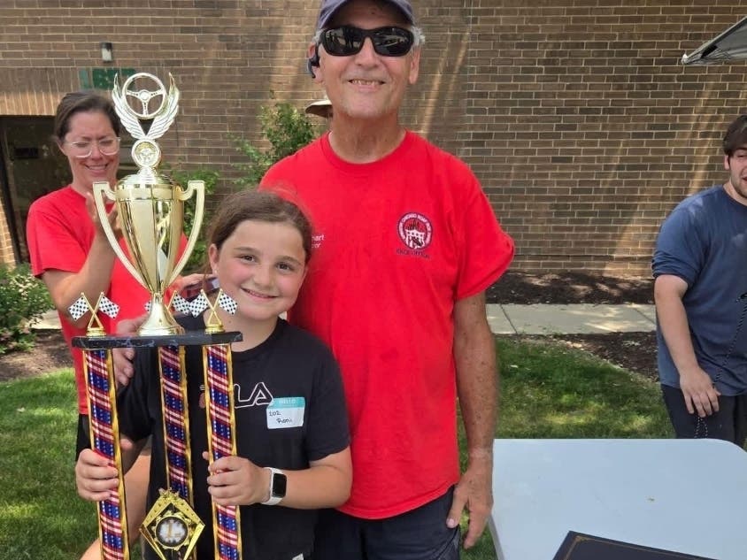 Western Springs resident Roni Doron is the Chicago Soap Box Derby champion. 