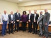 Representatives from Maersk Training meet with President Keating and his team at RCSJ to discuss the upcoming Wind Turbine Technician program. 