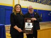 Director of Student Affairs & Military Services, John Ryder, with his G.I Jobs’ Veteran Champions of the Year in Higher Education award, alongside Student Affairs & Military Services Compliance manager, Danielle Crawford, who submitted him for the award.