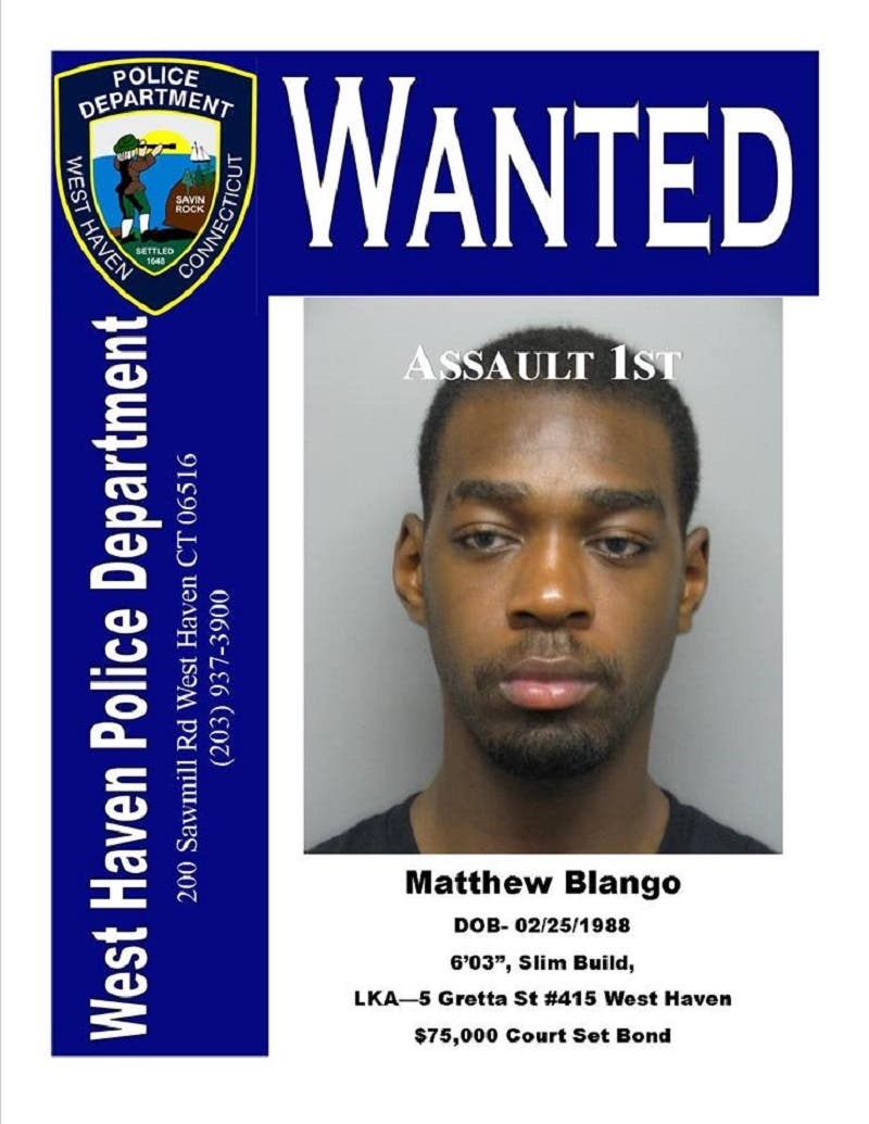 Man Wanted For Assault At Restaurant: West Haven Police | West Haven ...