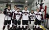The North Haven hockey team recently celebrated its Senior Night.