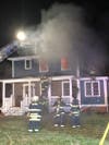 Crews battled a structure fire on Dixwell Avenue in Hamden on Saturday night.
