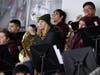 The North Haven Pep Band plays during action vs. Sheehan.