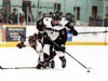 Mason Sullivan carries the puck into Sheehan territory.