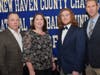 SP Pragano with parents Sean and Patti (left) and coach Bill Weyrauch.