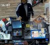 The robber pointed a gun at the clerk and pulled the trigger, but it didn't fire, according to police.
