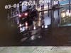 A surveillance image of the robber's vehicle.