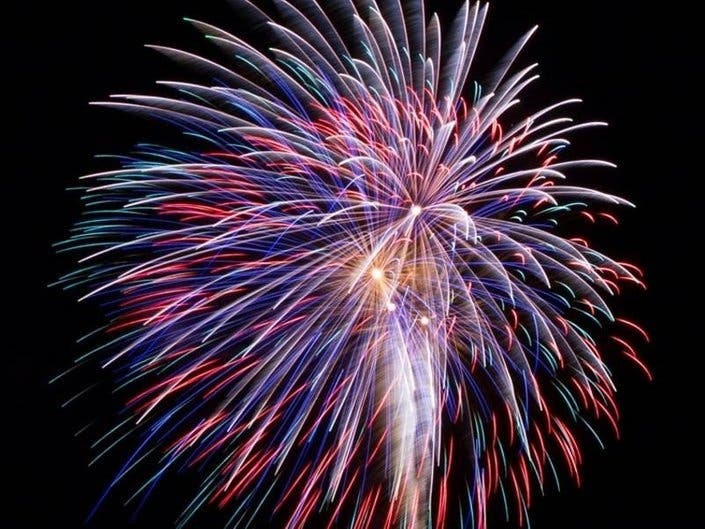 Last year's Fourth of July fireworks display was canceled due to the coronavirus pandemic.