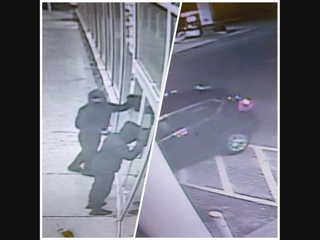 Surveillance images of the suspects and the suspect vehicle.