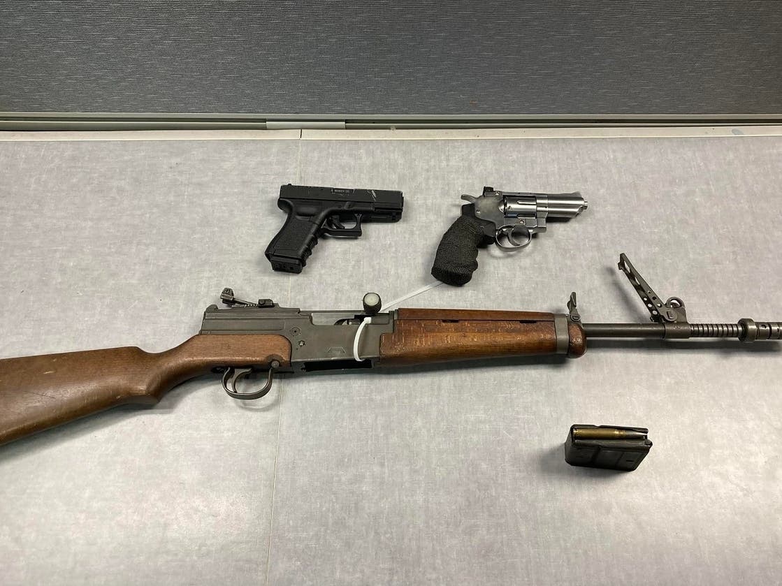 Items seized following the execution of a search warrant in the 600 block of Third Avenue early Thursday morning in West Haven.