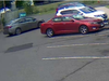 The suspect left in a gray vehicle toward the Liberty Street area, police said.