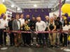 State Sen. Matt Lesser, Mayor Ben Florsheim; Planet Fitness VP of CT Operations Mike Shapiro, Middlesex County Chamber of Commerce President Larry McHugh; Joe Pepe, Chief Operating Officer, Rosie Entress, Marketing Manager & Planet Fitness staff members.