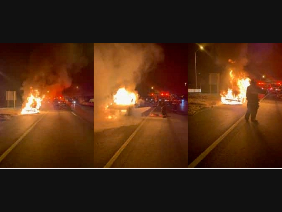 Firefighters responded to the fire around 2 a.m. on Monday.