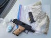 Officers seized drugs and a stolen gun during a traffic stop in West Haven, according to police.