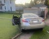The vehicle, which was determined to be stolen out of New Haven, crashed into a fence in West Haven, according to police.