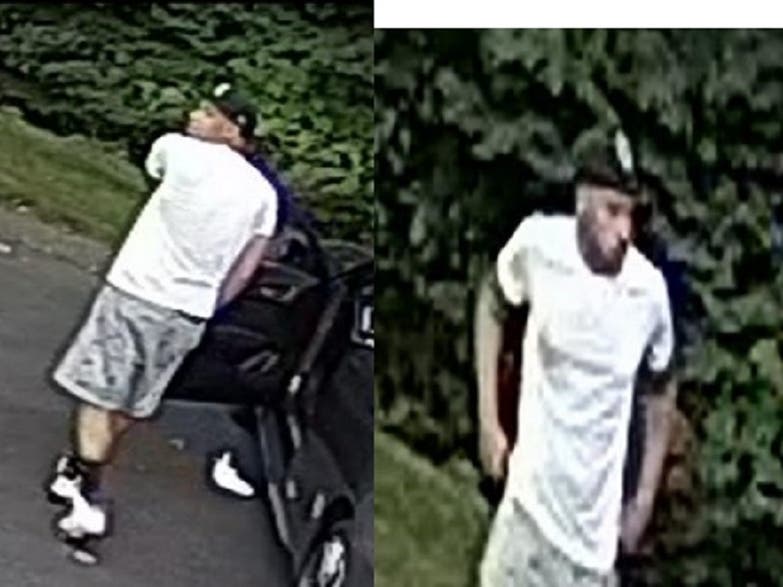 Cheshire police are asking for the public’s assistance with identifying the man (pictured) as a “person of interest” in connection with the incident.