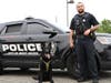 West Haven Police K-9 Jax and Officer Adam Jaworski.