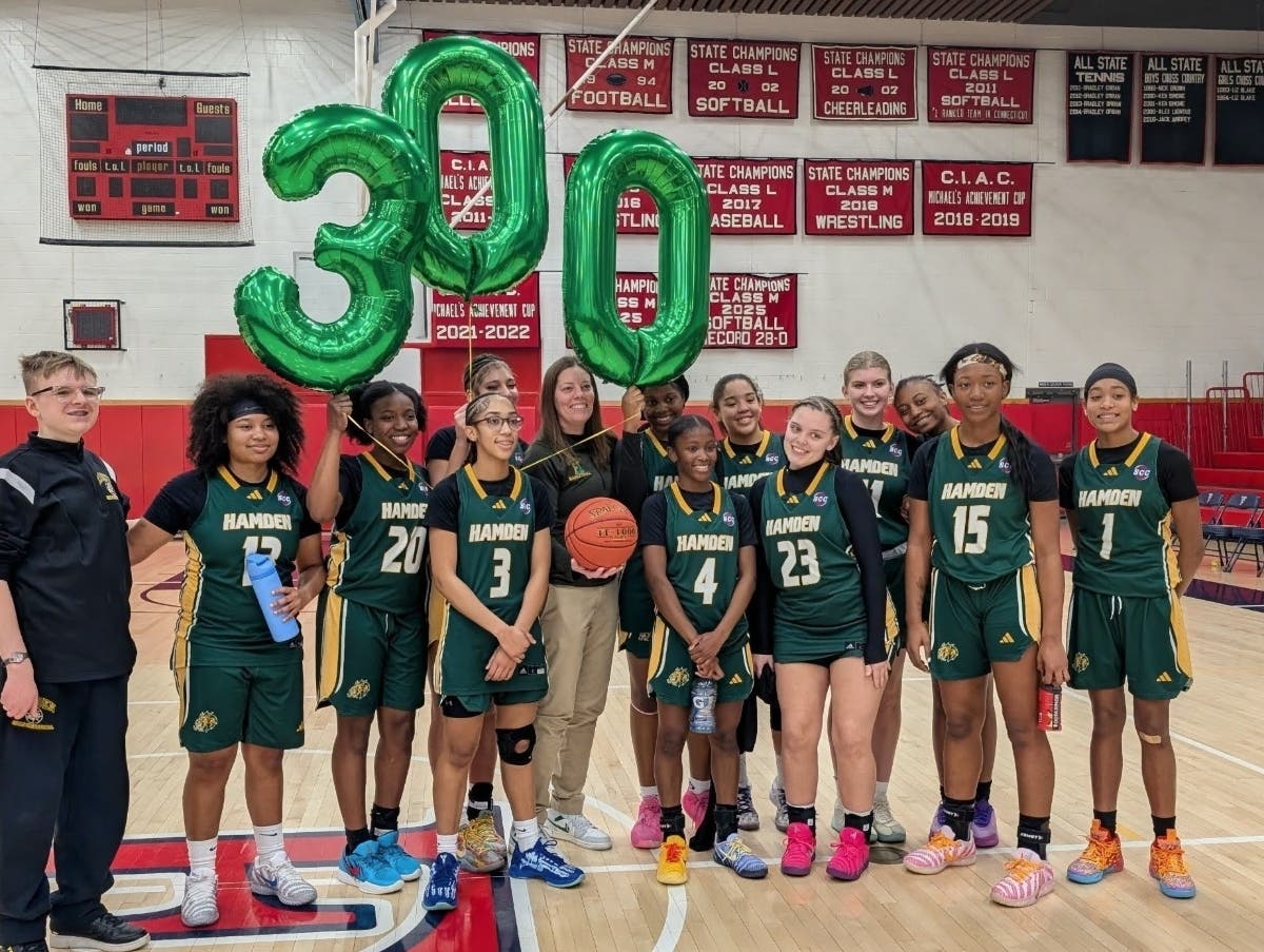 The Hamden girls basketball team defeated Foran on Sunday in Milford.
