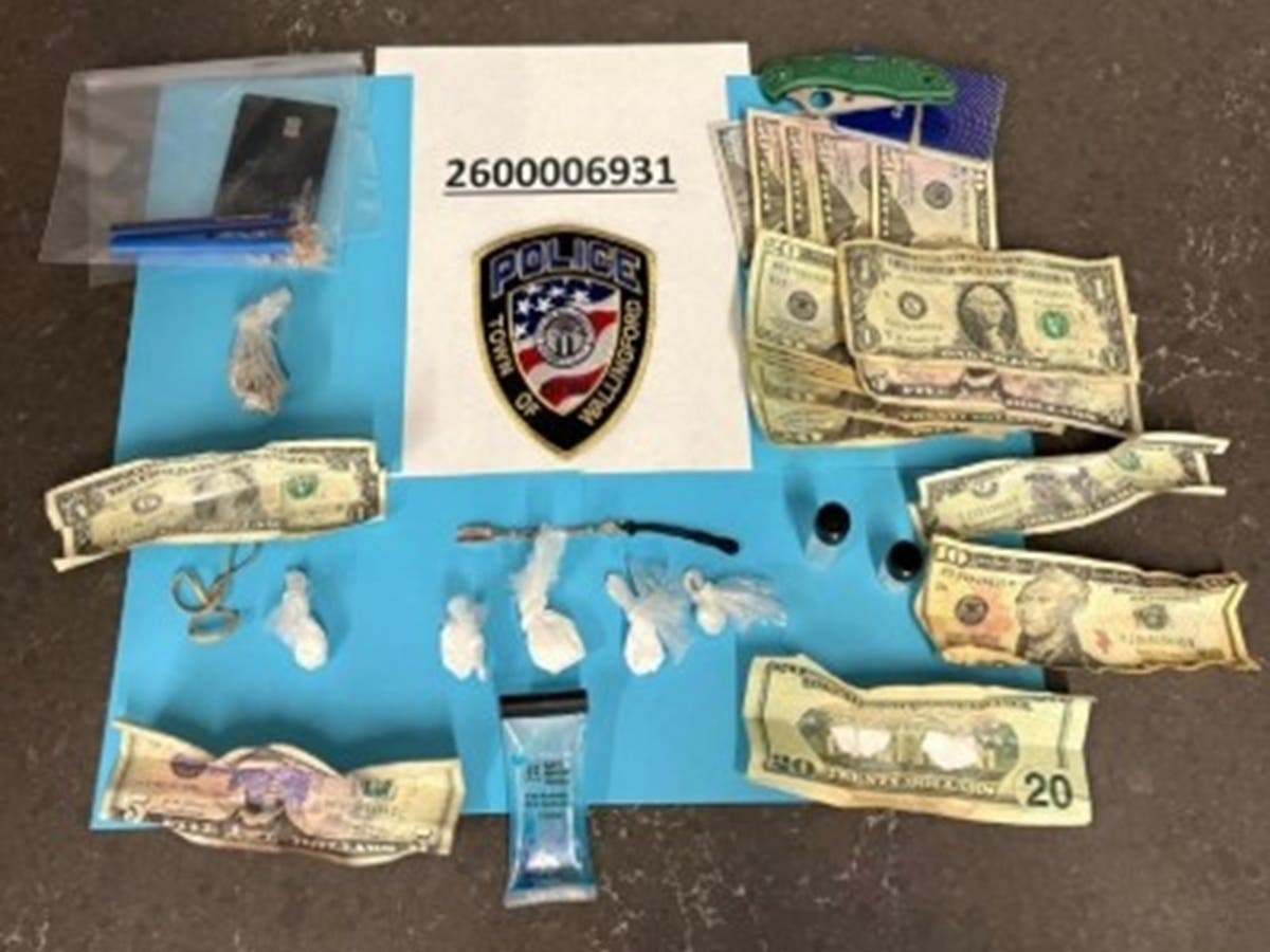 Items seized by the Wallingford Police Department.