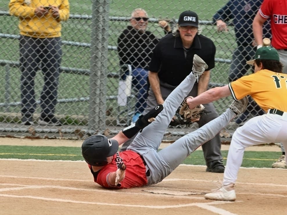 Cheshire Baseball Team Beats Hamden: PHOTOS
