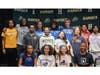 The college signing day ceremony took place on Friday, May 1 at Hamden High School.