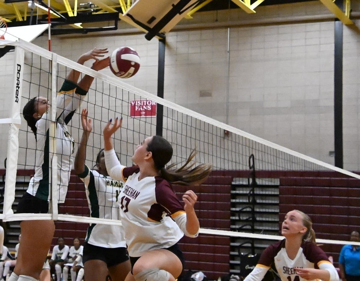 Hamden Falls To Sheehan In Girls Volleyball: PHOTOS