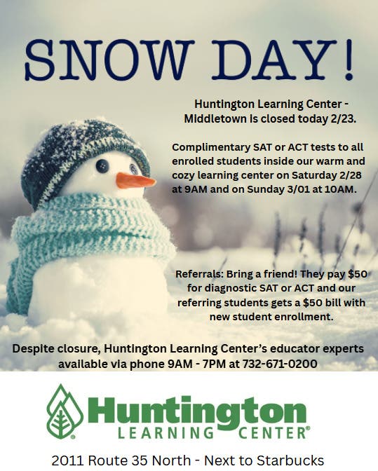 Snow Day Closure Yet Academic Progress Continues! 