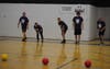 Waiting for a whistle at the Toms River PBA Dodgeball Tournament at Toms River East.