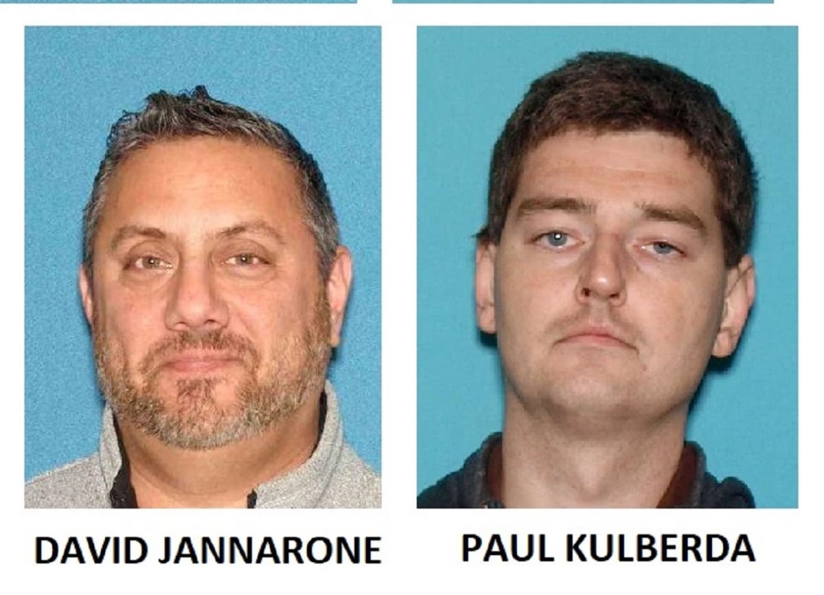 David J. Jannarone (left) and Paul T. Kuberda were charged after detectives witnessed an alleged drug transaction. 