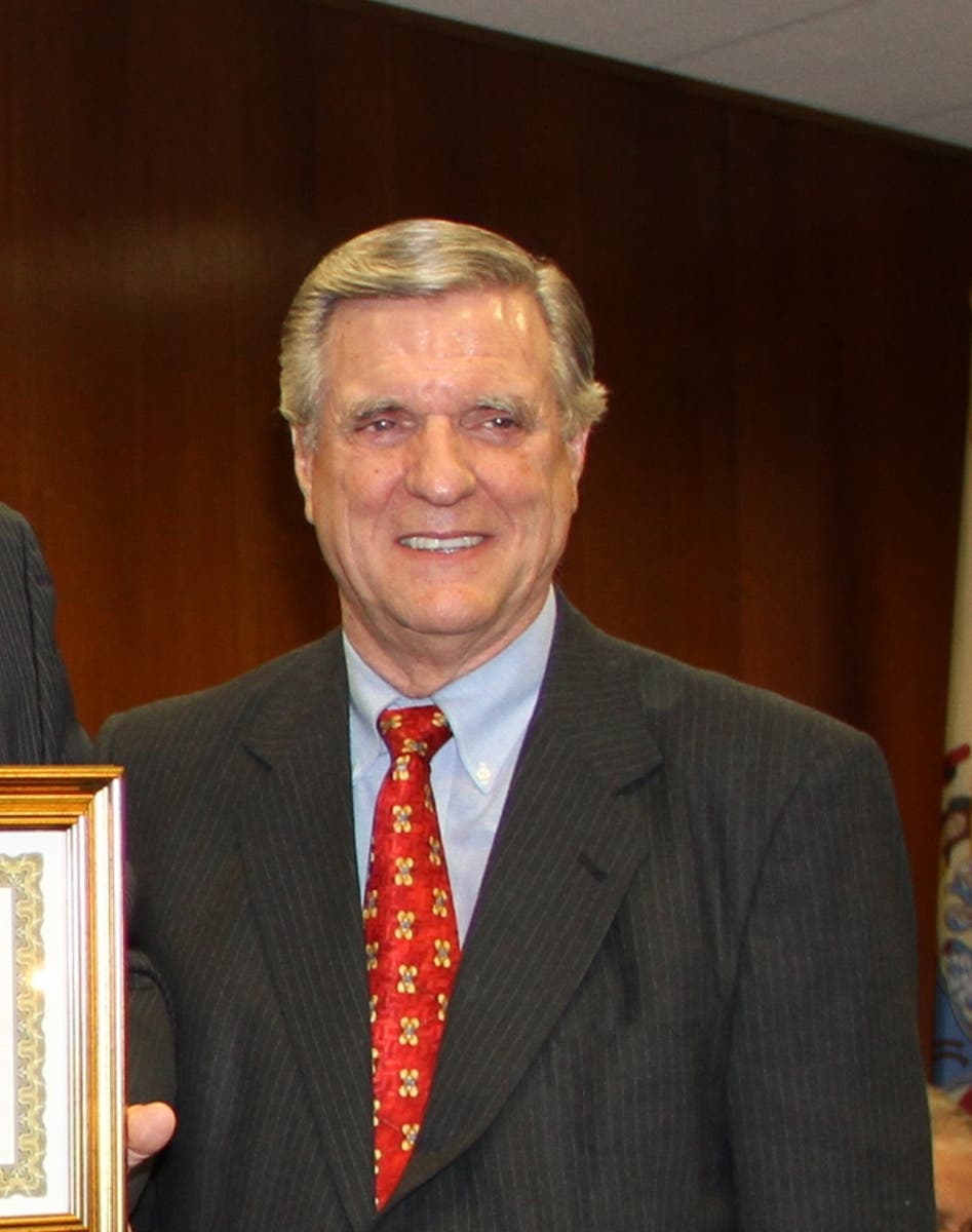 George Gilmore, the Ocean County Republican boss, at the January 2019 freeholders' swearing in ceremony.