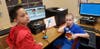 Manchester Township Elementary students demonstrate some of the new features of the STEAM Lab.