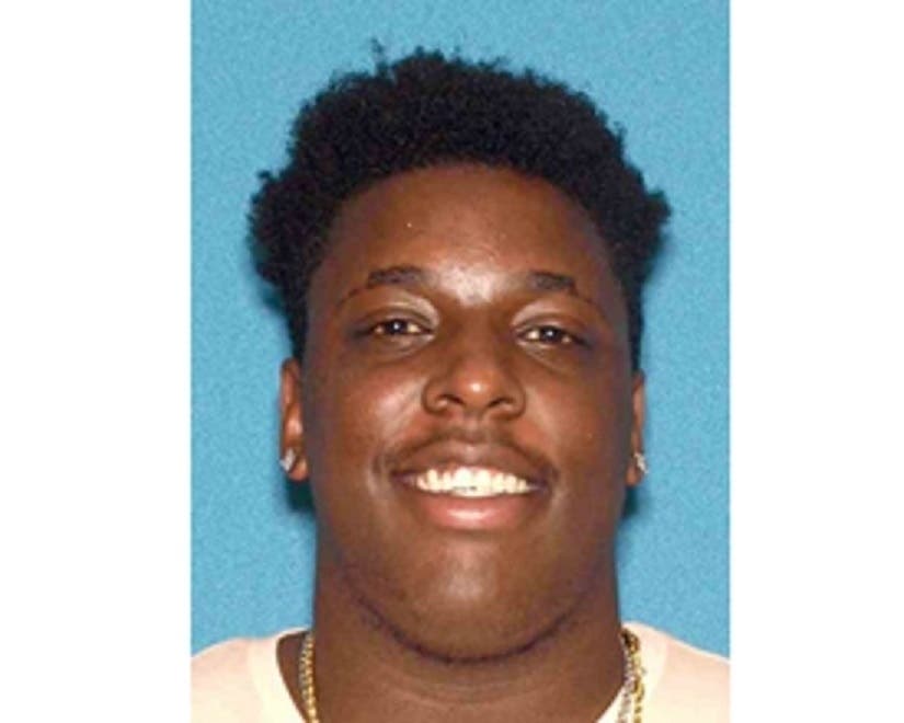 Quintin Alec-Manning (in his driver's license photo) is accused of deliberately running over the geese, police said.